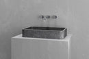 Rectangular vessel sink