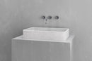 Rectangular vessel sink