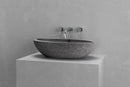 Oval vessel sink