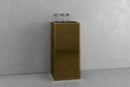 Square pedestal sink