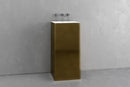Square pedestal sink
