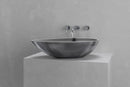 Egg shape vessel sink