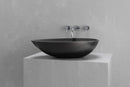 Egg shape vessel sink