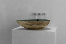 Egg shape vessel sink