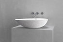 Egg shape vessel sink