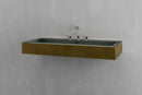 Wall Mounted Rectangular Bathroom Sink