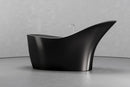 Freestanding slipper shape bathtub