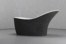 Freestanding slipper shape bathtub