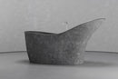 Freestanding slipper shape bathtub