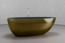 Freestanding egg shape bathtub