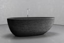Freestanding egg shape bathtub