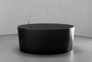 Freestanding round soaking tub