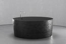 Freestanding round soaking tub