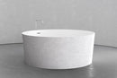 Freestanding round soaking tub