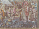 1990s Belgium Wall Tapestry 4'1” x 6’4”
