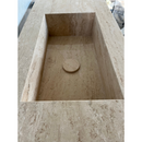 HANDCRAFTED CUSTOM TRAVERTINE SINK (TR-051)