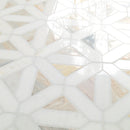 Angora Geometric 12"x12" Polished Marble Mesh Mounted Mosaic Tile - MSI Collection