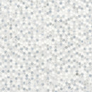 Azula Hexagon 11.61" x 11.81" Polished Marble Mesh-Mounted Mosaic Tile 1" Hexagon-MSI Collection