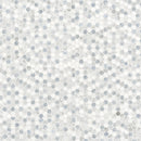 Bellagio Blend Elongated 11.63" x 12" Honed Marble Mesh-Mounted Mosaic Tile Hexagon - MSI Collection