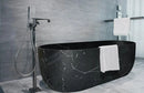 Alexandrette Black Marble Hand-Carved Bathtub - Polished 32x72x20