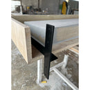 HANDCRAFTED CUSTOM TRAVERTINE TROUGH SINK (TR-061)