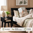 [Buy 1 Get 1] Aurora Solid Wood Bed Frame & Nightstand