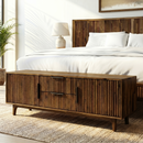 Bosk Solid Wood Storage Bench