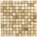 Patara 12" x 12" Honed Travertine Mesh-Mounted Mosaic Tile