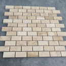 Patara 12" x 12" Honed Travertine Mesh-Mounted Mosaic Tile