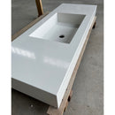 CUSTOM PURE WHITE QUARTZ SINK (QU-056)