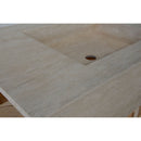 HANDCRAFTED CUSTOM TRAVERTINE DOUBLE SINK (TR-133)