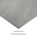 Fossil Snow 24"x48" Matte Porcelain Stone Look Paver - MSI Collection