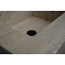HANDCRAFTED CUSTOM TRAVERTINE SINK (TR-055)