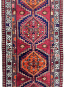 Vintage Persian Sarab Wool Runner Rug 3’4 x 10’7”