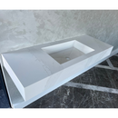 CUSTOM CALACATTA GOLD QUARTZ SINK (QU-041)