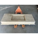 HANDCRAFTED CUSTOM TRAVERTINE SINK (TR-100)