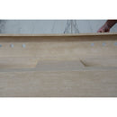 HANDCRAFTED CUSTOM TRAVERTINE DOUBLE SINK (TR-133)