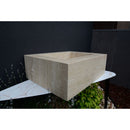 HANDCRAFTED CUSTOM TRAVERTINE SINK (TR-055)