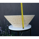 HANDCRAFTED LIGHT BEIGE TRAVERTINE SINK