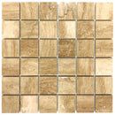 2x2 patara travertine mosaic on 12x12 mesh product view