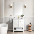 James Martin Breckenridge 30" Single Bathroom Vanity, Bright White