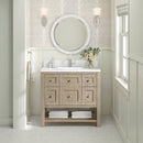 James Martin Breckenridge 36" Single Bathroom Vanity, Whitewashed Oak