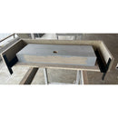 HANDCRAFTED CUSTOM TRAVERTINE TROUGH SINK (TR-061)