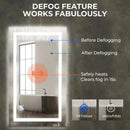 HAUSVITA 36x24" Center Glow LED Bathroom Vanity Mirror
