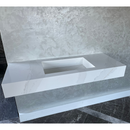 CUSTOM CALACATTA GOLD QUARTZ SINK (QU-041)