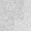 Carrara White Blanco Pattern 12"x12" Honed Marble Mesh-Mounted Mosaic Tile- MSI Collection