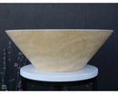 HANDCRAFTED LIGHT BEIGE TRAVERTINE SINK