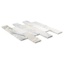 Arabescato Venato White 2"x6" Honed Marble Subway Mesh Mounted Mosaic  Tile - MSI Collection