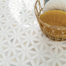 Angora Geometric 12"x12" Polished Marble Mesh Mounted Mosaic Tile - MSI Collection