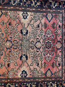 4' 4 x 9' 3 Hand Knotted Ultra Vintage Persian Wool Runner Rug